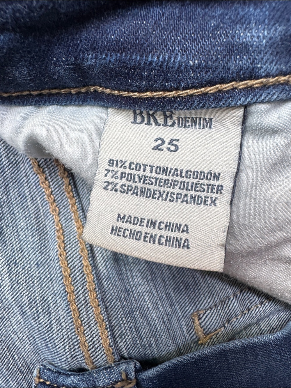 BKE Billie Slim Fit High Rise Ankle Skinny Jeans Sz 25 - Picture 10 of 13